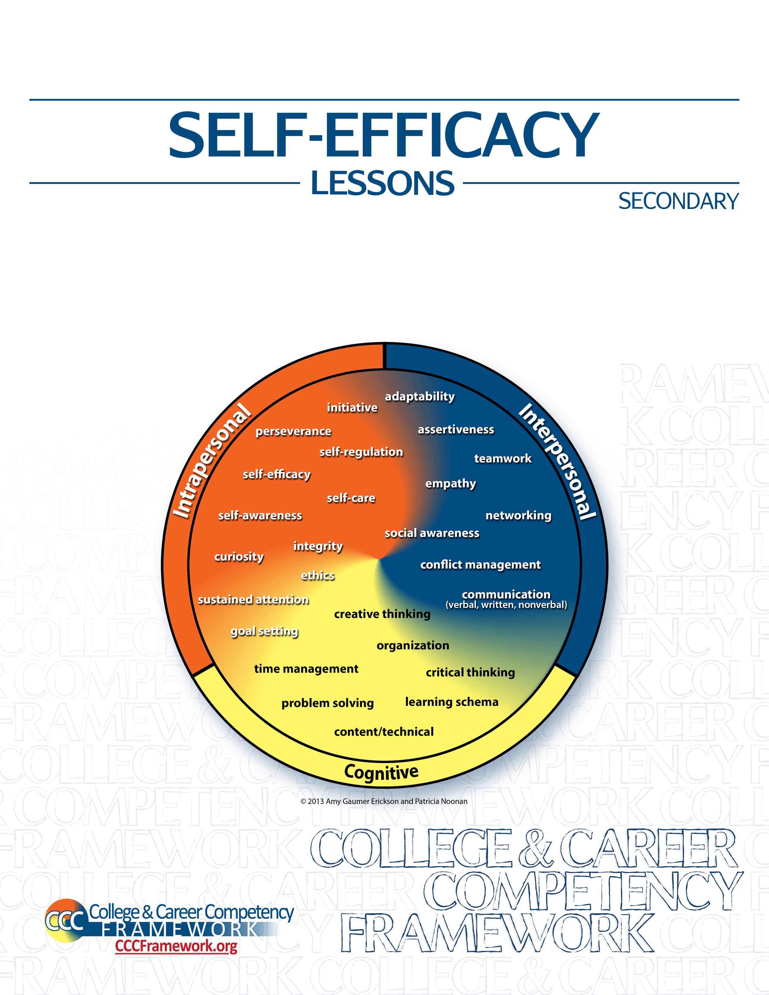 Self-Efficacy Lessons (Secondary) cover.